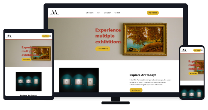 Aurora Art Museum on desktop